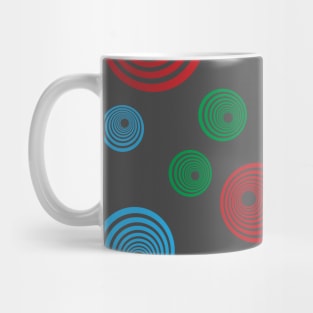 striped circle seamless pattern perfect for background or wallpaper Mug